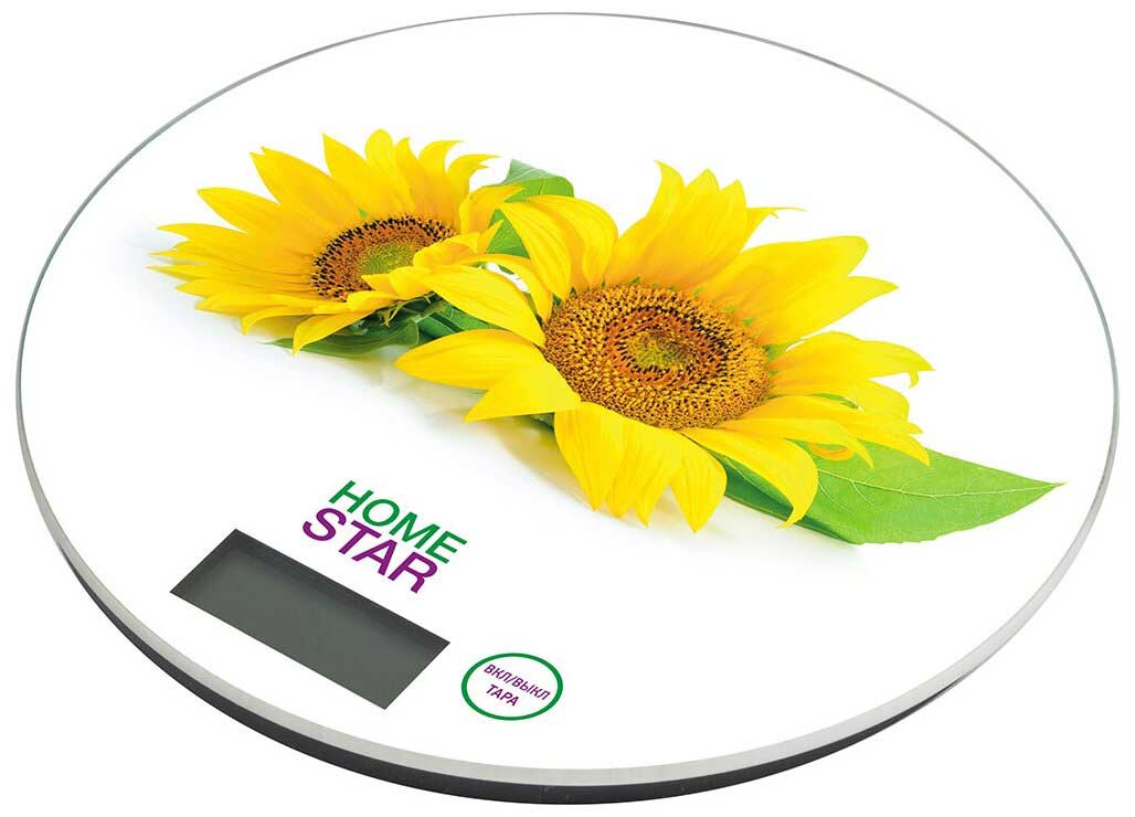 Весы кухонные электронные Homestar HS-3007S, 7 кг подсолнух, Мультиколор
Весы кухонные электронные Homestar HS-3007S, 7 кг подсолнух, Мультиколор