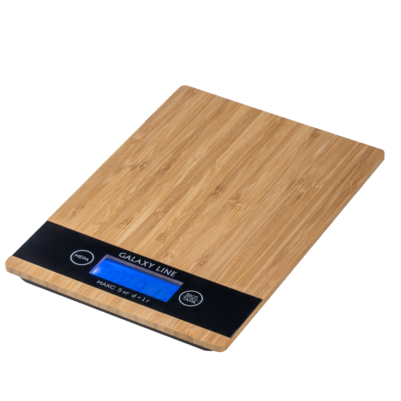 Весы кухонные электронные Galaxy Line GL 2811, до 5 кг, Бамбук
Весы кухонные электронные Galaxy Line GL 2811, до 5 кг, Бамбук