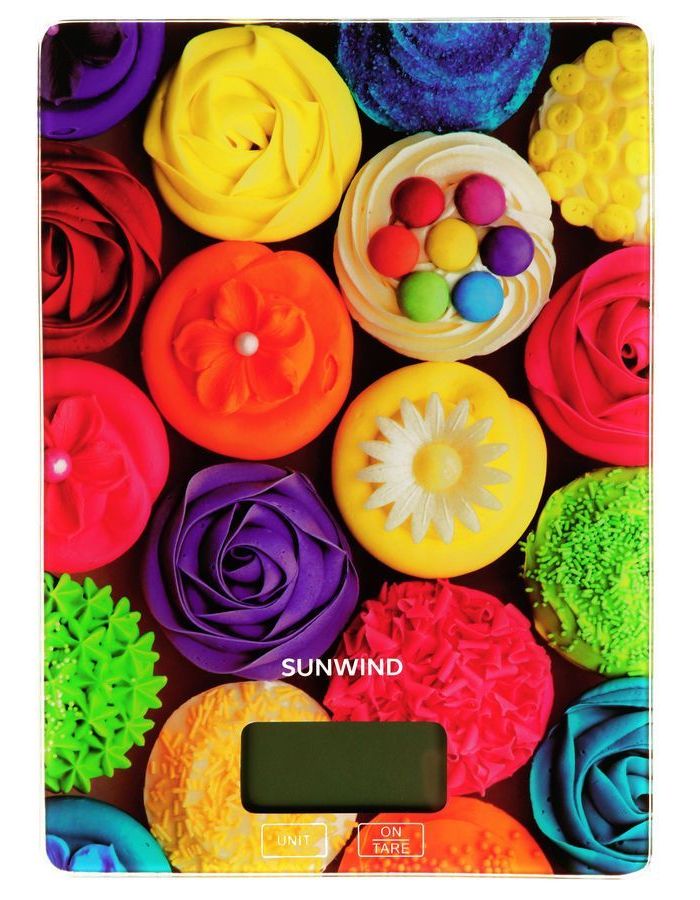 Весы кухонные электронные SunWind SWS102 рисунок/кекс
Весы кухонные электронные SunWind SWS102 рисунок/кекс
