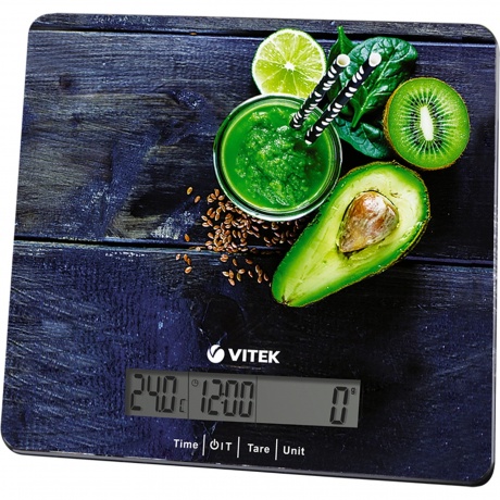 Весы кухонные электронные Vitek VT-2425 макс.вес:5кг черный
Весы кухонные электронные Vitek VT-2425 макс.вес:5кг черный