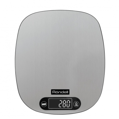 Весы кухонные электронные Rondell Modern RDE-1552 макс.вес:10кг, Серебристый
Весы кухонные электронные Rondell Modern RDE-1552 макс.вес:10кг, Серебристый