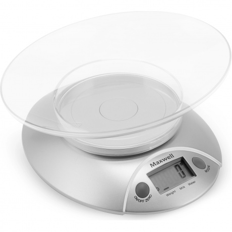 Весы кухонные электронные Maxwell MW-1451 макс.вес:5кг серебристый
Весы кухонные электронные Maxwell MW-1451 макс.вес:5кг серебристый