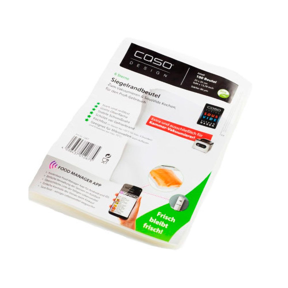 Пакеты для вакуумного упаковщика Caso 6 Sterne 25x35
Пакеты для вакуумного упаковщика Caso 6 Sterne 25x35