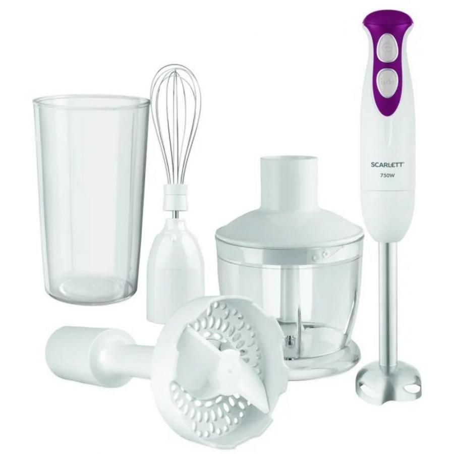 Блендер погружной Scarlett SC-HB42M41 750Вт белый
Блендер погружной Scarlett SC-HB42M41 750Вт белый