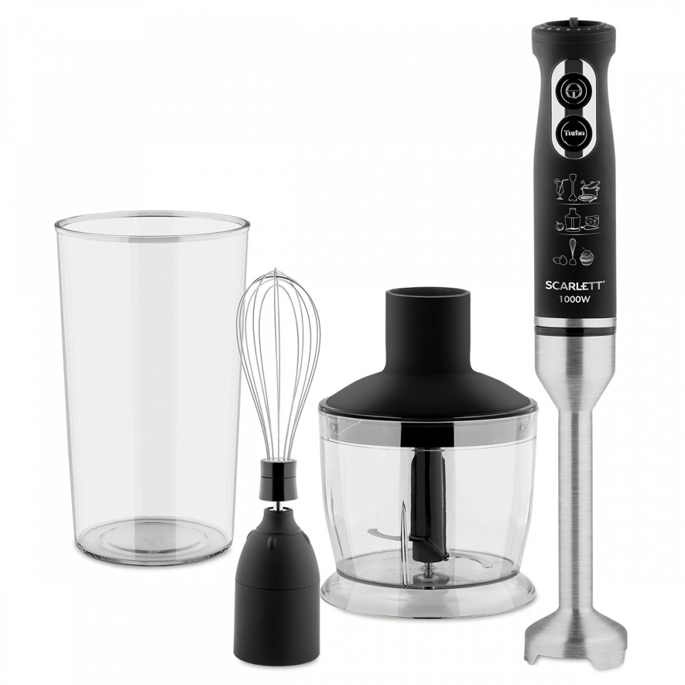 Блендер погружной Scarlett SL-HB43F70, Черный
Блендер погружной Scarlett SL-HB43F70, Черный