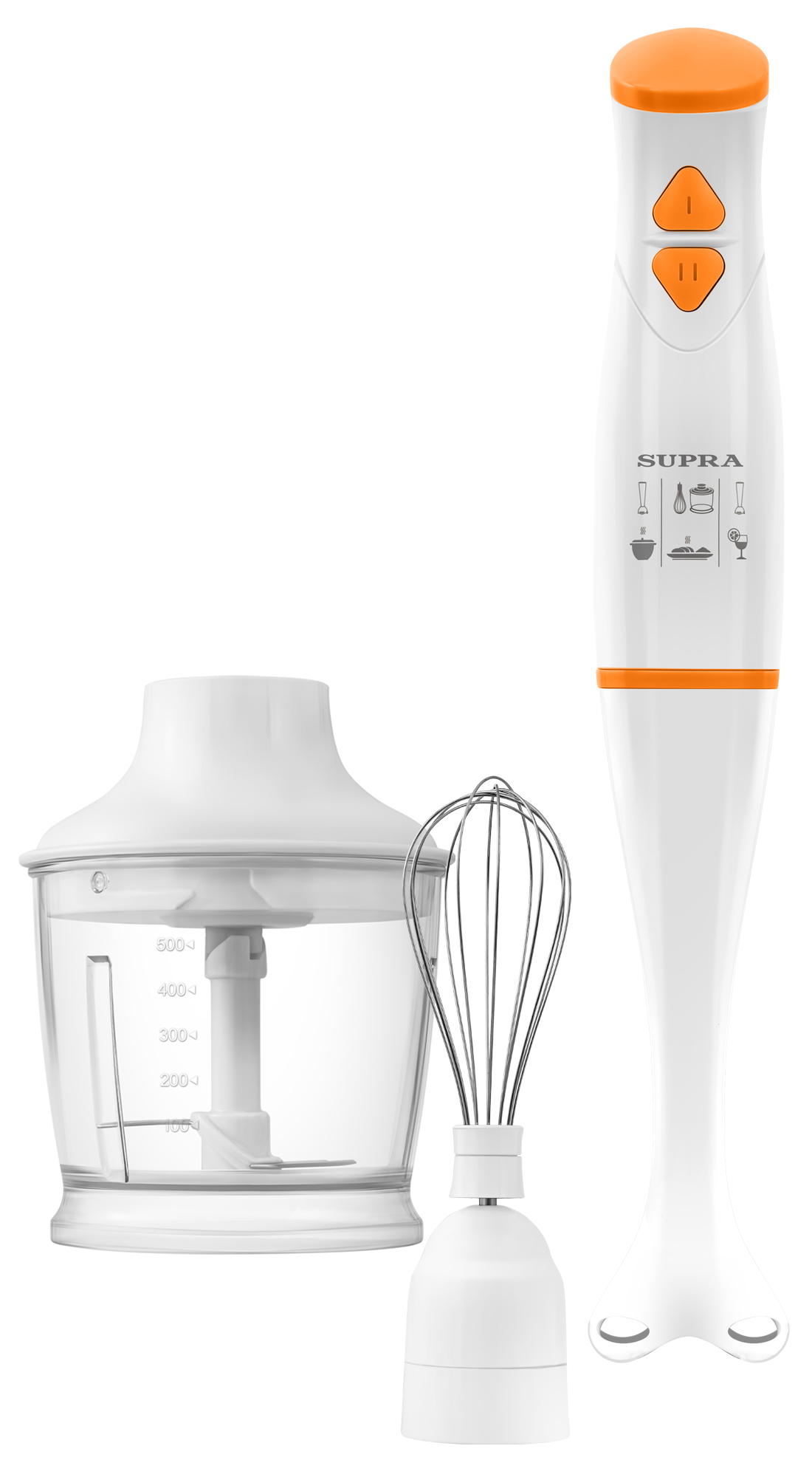 Блендер погружной Supra HBS-725PS White-Orange
Блендер погружной Supra HBS-725PS White-Orange