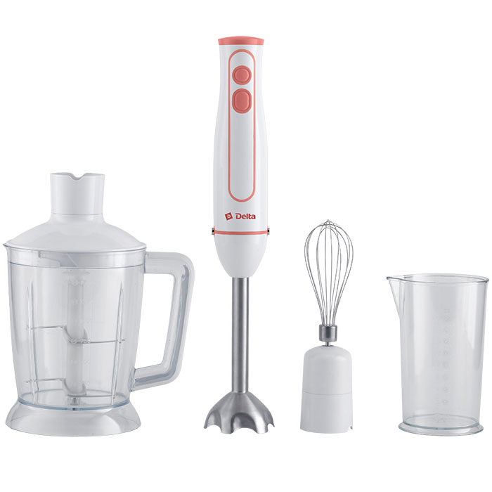 Блендер погружной Delta DL-7042B White-Terracotta
Блендер погружной Delta DL-7042B White-Terracotta