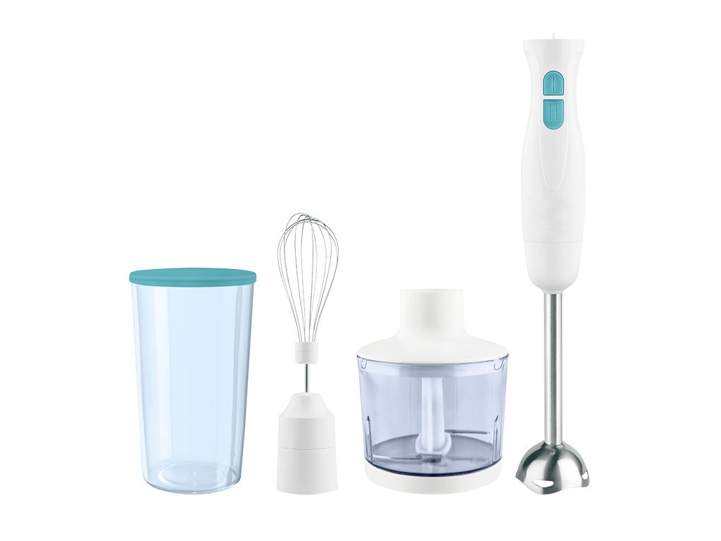 Блендер погружной Аксинья КС-306В White-Turquoise
Блендер погружной Аксинья КС-306В White-Turquoise