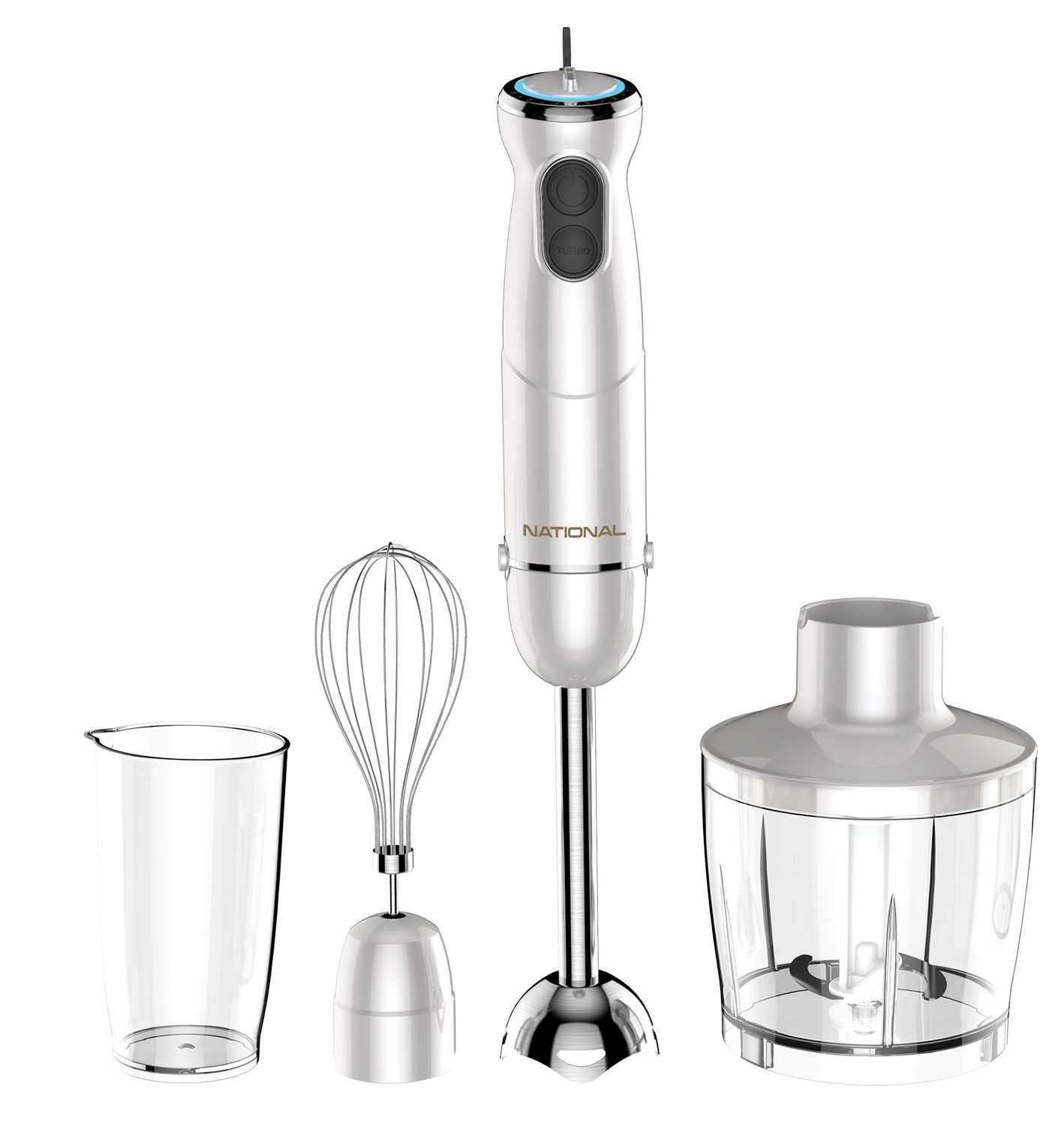 Блендер погружной National NK-HB1225 Pearl, Серебристый
Блендер погружной National NK-HB1225 Pearl, Серебристый