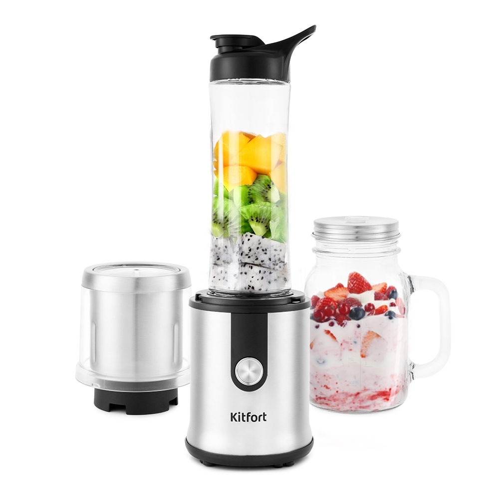 Блендер Kitfort "2 в 1" КТ-1374, Стальной
Блендер Kitfort "2 в 1" КТ-1374, Стальной