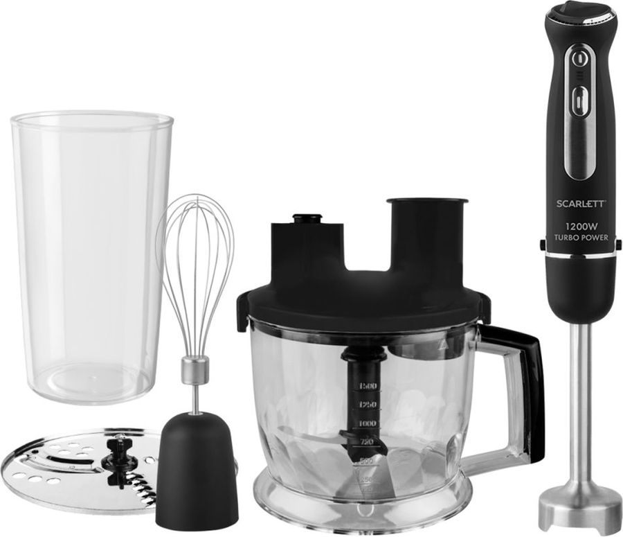 Блендер погружной Scarlett SC-HB42K05 1200Вт черный/серебристый
Блендер погружной Scarlett SC-HB42K05 1200Вт черный/серебристый