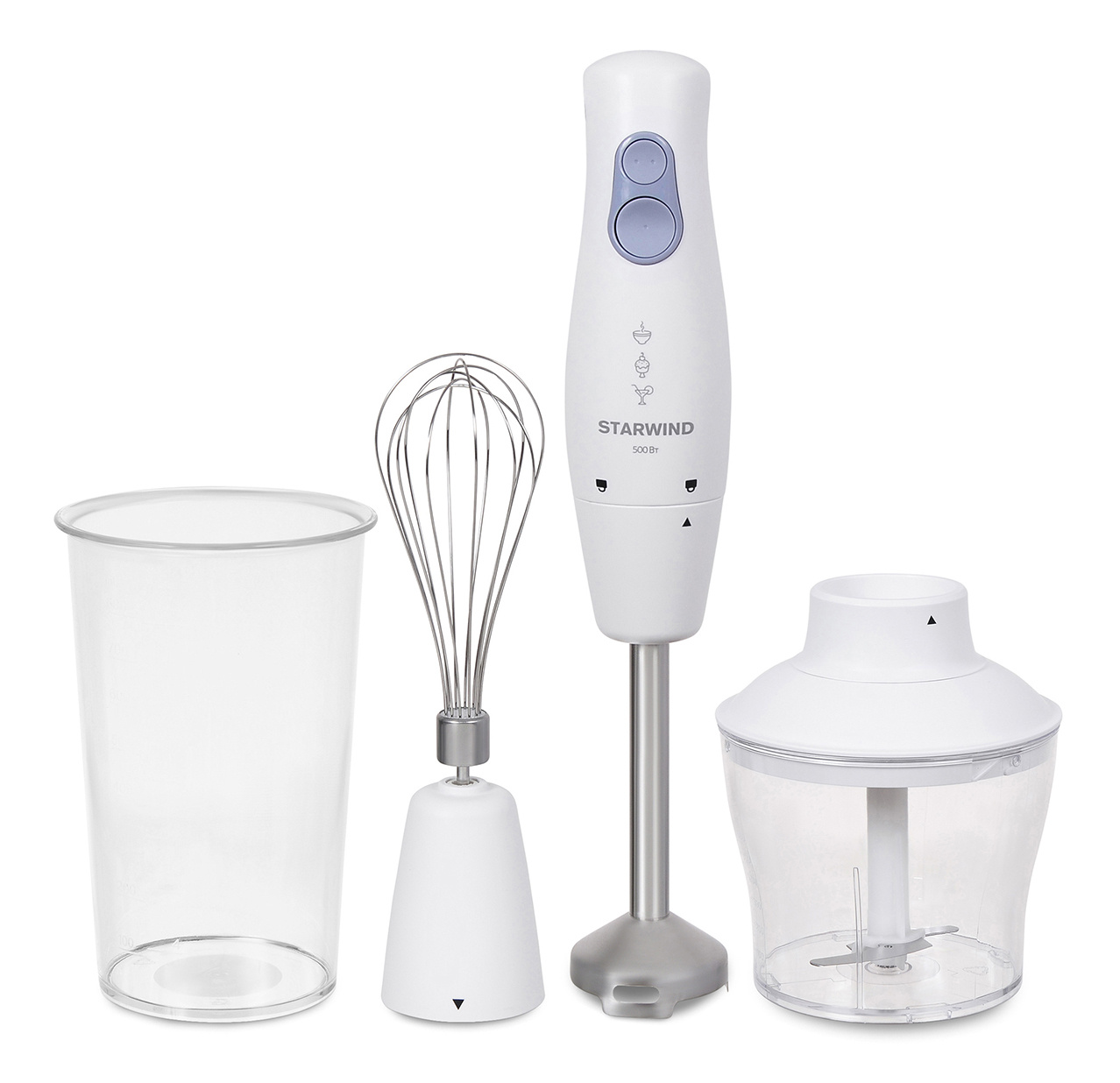 Блендер погружной Starwind SBP1134 500Вт белый
Блендер погружной Starwind SBP1134 500Вт белый