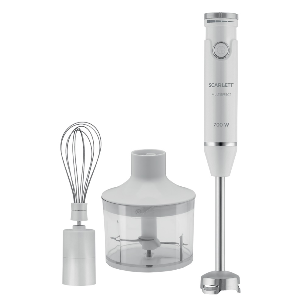 Блендер погружной Scarlett SC-HB42F91 700Вт белый
Блендер погружной Scarlett SC-HB42F91 700Вт белый