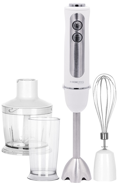 Блендер погружной Hiberg HB 1040 W белый
Блендер погружной Hiberg HB 1040 W белый
