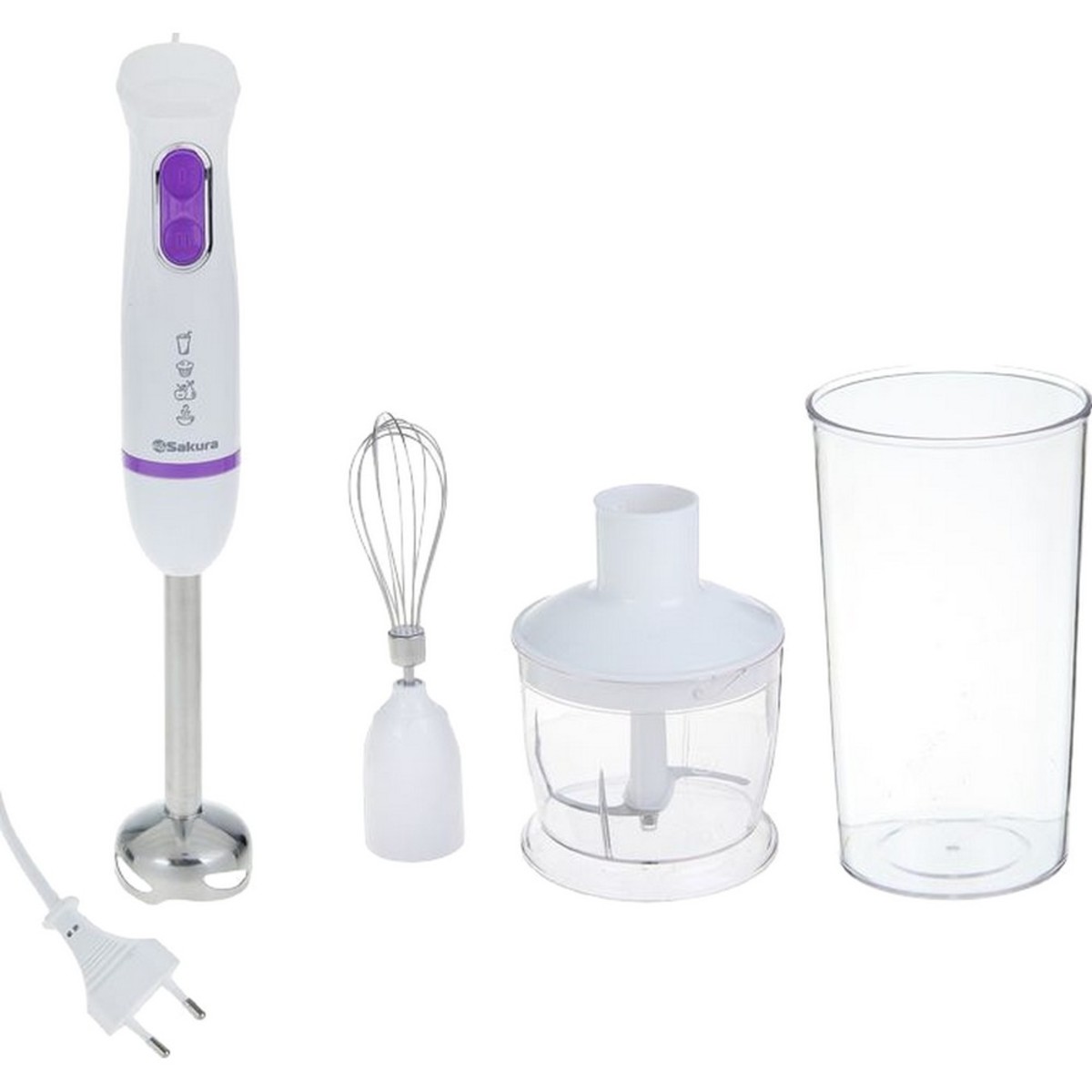 Блендер Sakura SA-6213SV, Белый
Блендер Sakura SA-6213SV, Белый