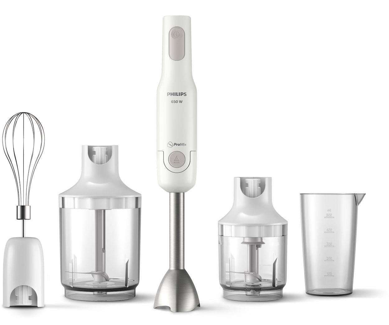 Блендер погружной Philips HR2537/00, Белый
Блендер погружной Philips HR2537/00, Белый