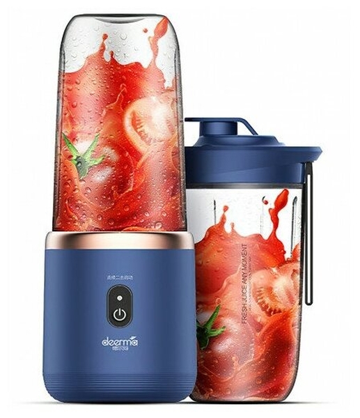 Блендер портативный Xiaomi Deerma DEM-NU-06, Синий
Блендер портативный Xiaomi Deerma DEM-NU-06, Синий