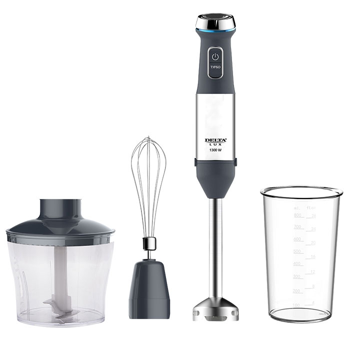 Блендер погружной Delta Lux DL-7046B Grey, Серый
Блендер погружной Delta Lux DL-7046B Grey, Серый