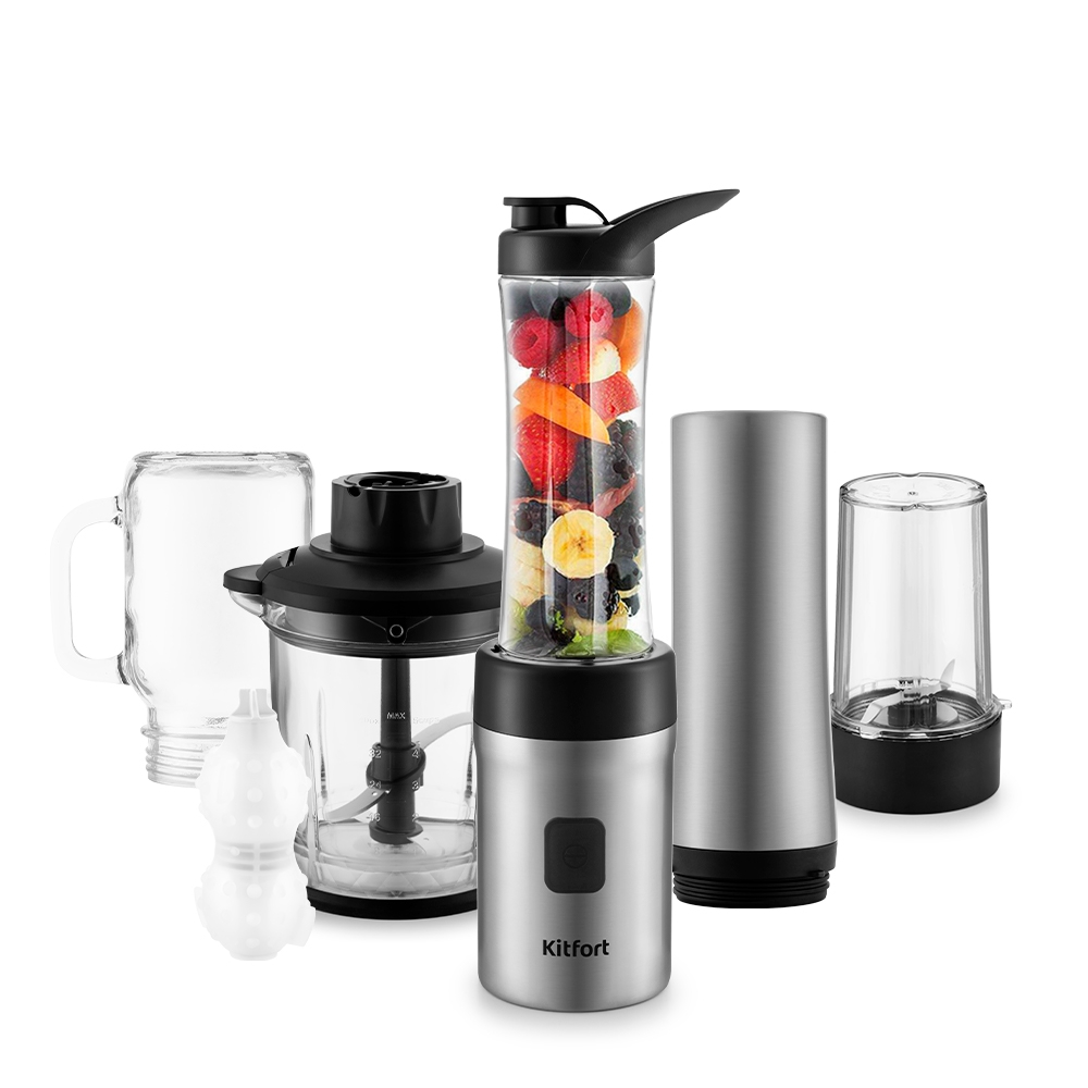 Блендер стационарный Kitfort KT-3009 "6 в 1", Серый металлик
Блендер стационарный Kitfort KT-3009 "6 в 1", Серый металлик