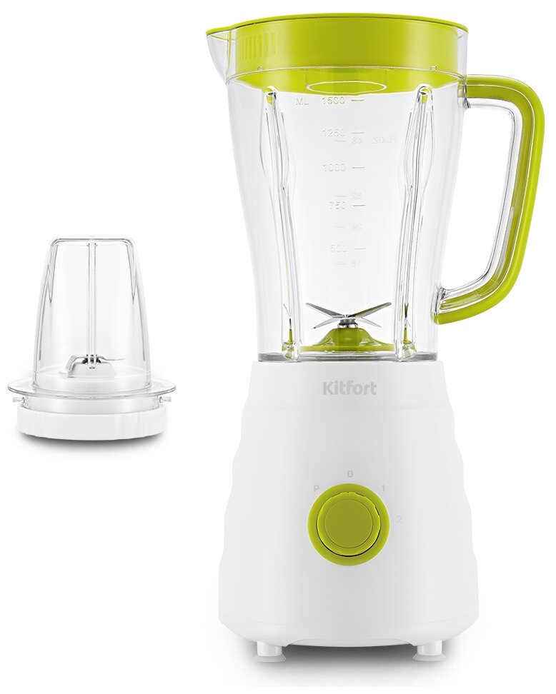 Блендер стационарный Kitfort КТ-3054-2 "2 в 1" бело-салатовый, Белый
Блендер стационарный Kitfort КТ-3054-2 "2 в 1" бело-салатовый, Белый