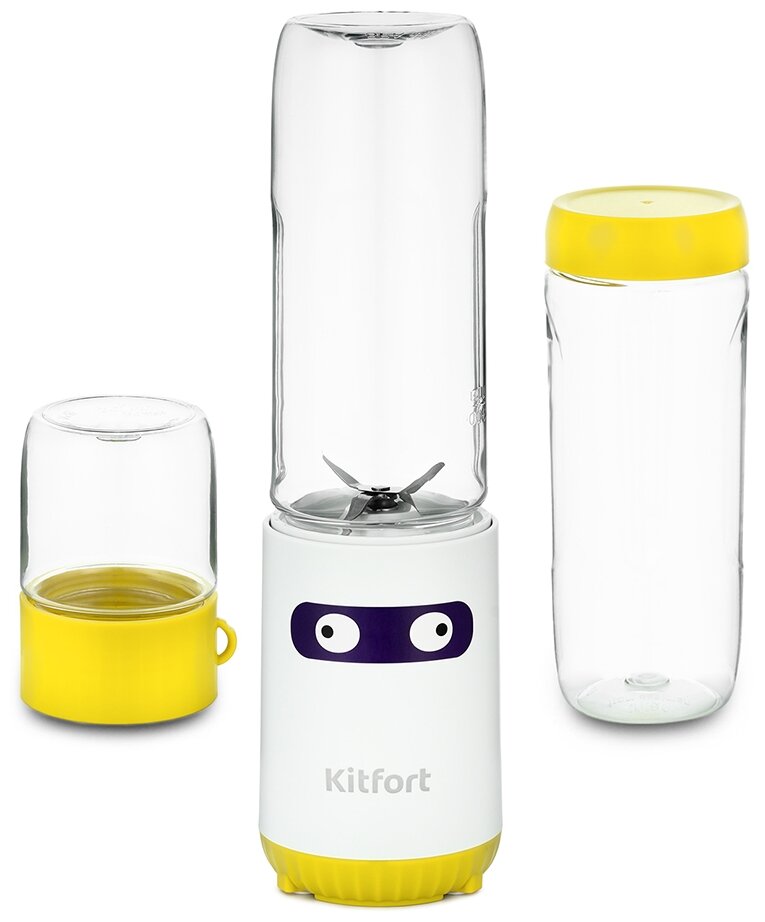 Блендер Kitfort Shake & Take "2 в 1" KT-3033-5 бело-желтый, Белый
Блендер Kitfort Shake & Take "2 в 1" KT-3033-5 бело-желтый, Белый