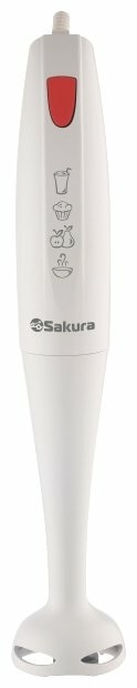 Блендер погружной Sakura SA-6223WR 
Блендер погружной Sakura SA-6223WR