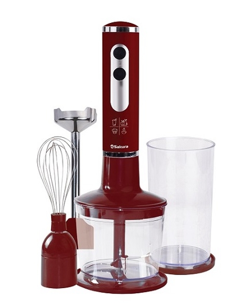 Блендер погружной Sakura SA-6239SRC
Блендер погружной Sakura SA-6239SRC