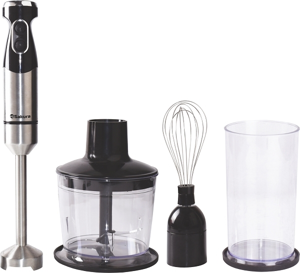 Блендер погружной Sakura SA-6243SBK
Блендер погружной Sakura SA-6243SBK