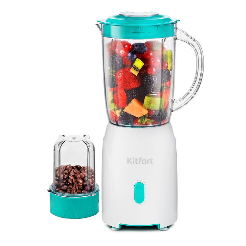 Блендер Kitfort КТ-3069-3 "2 в 1" бело-бирюзовый, Белый
Блендер Kitfort КТ-3069-3 "2 в 1" бело-бирюзовый, Белый