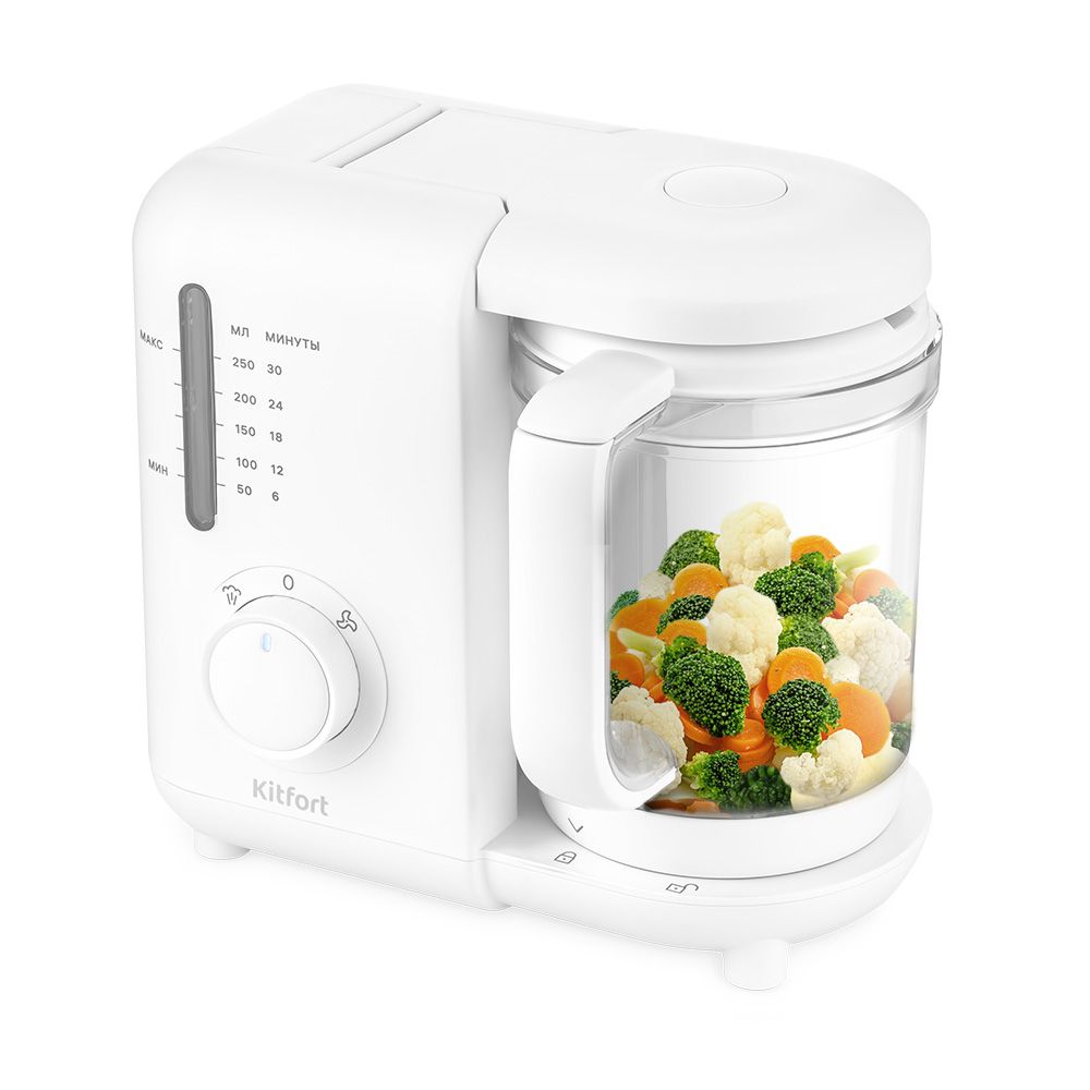 Блендер-пароварка Kitfort КТ-2320, Белый
Блендер-пароварка Kitfort КТ-2320, Белый
