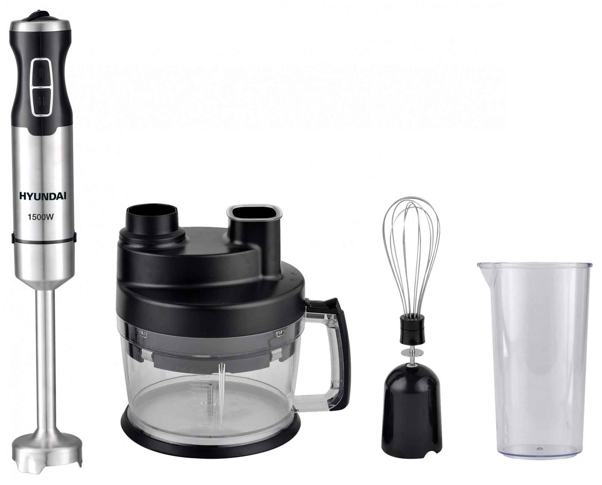 Блендер погружной Hyundai HYB-H5442 1500Вт черный/серебристый
Блендер погружной Hyundai HYB-H5442 1500Вт черный/серебристый