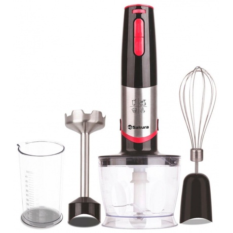 Блендер погружной Sakura SA-6250SBK
Блендер погружной Sakura SA-6250SBK