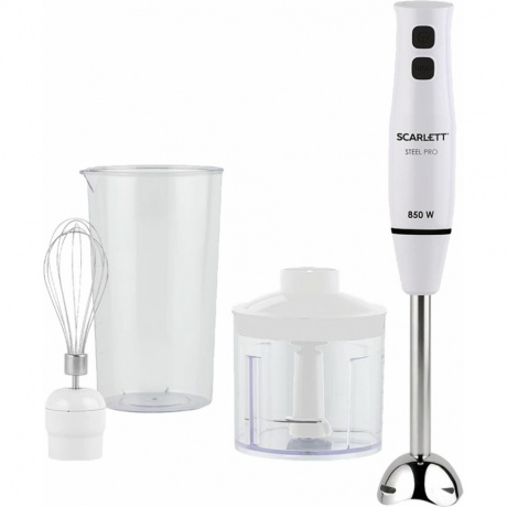 Блендер Scarlett SC-HB42F06 погружной белый
Блендер Scarlett SC-HB42F06 погружной белый