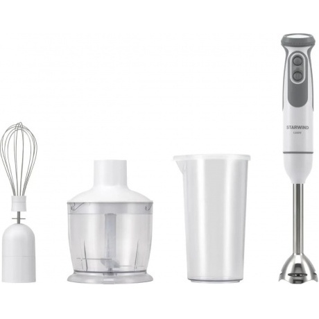 Блендер погружной Starwind SBP3242 1200Вт белый/серый
Блендер погружной Starwind SBP3242 1200Вт белый/серый