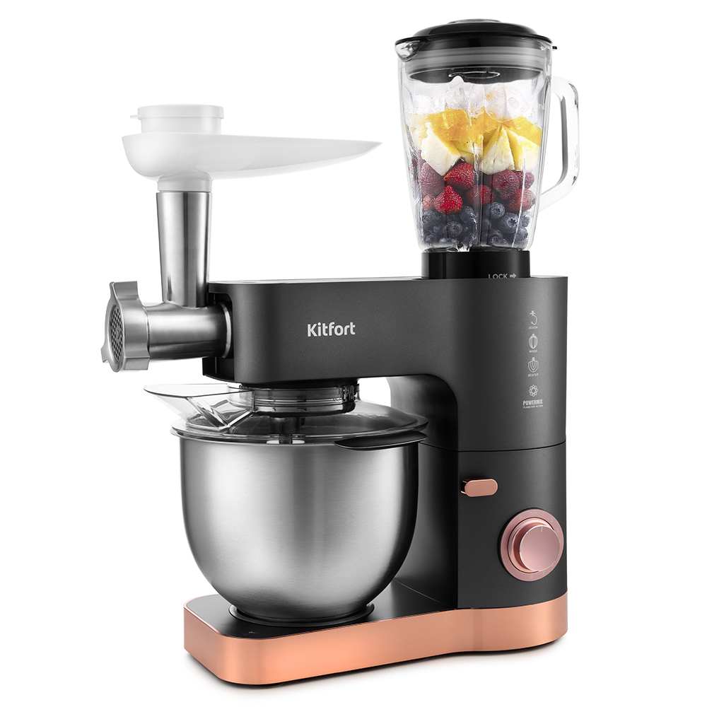 Миксер планетарный Kitfort "5 в 1" КТ-1370, Черный
Миксер планетарный Kitfort "5 в 1" КТ-1370, Черный