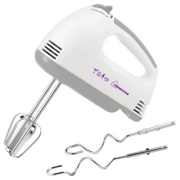 Миксер ручной Homestar HS-2004, Белый
Миксер ручной Homestar HS-2004, Белый