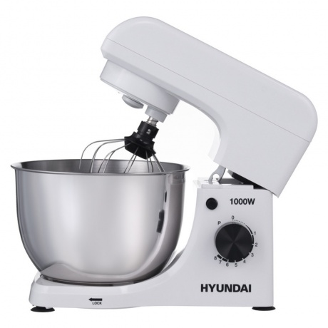 Миксер планетарный Hyundai HYM-S4451, Белый
Миксер планетарный Hyundai HYM-S4451, Белый