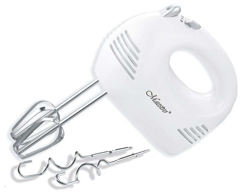 Миксер ручной Maestro MR-500NEW, Белый
Миксер ручной Maestro MR-500NEW, Белый