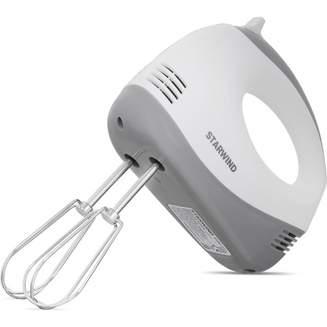 Миксер ручной Starwind SHM-211 белый/серый
Миксер ручной Starwind SHM-211 белый/серый