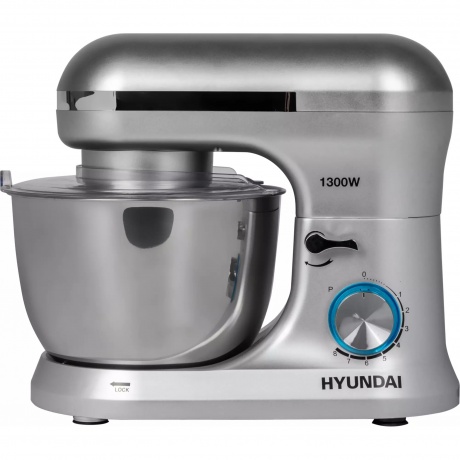 Миксер планетарный Hyundai HYM-S6551 серебристый
Миксер планетарный Hyundai HYM-S6551 серебристый