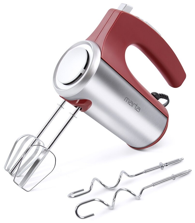 Миксер ручной Marta MT-1514 бордовый гранат
Миксер ручной Marta MT-1514 бордовый гранат