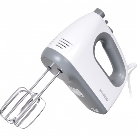 Миксер ручной Hyundai HYM-H4501 500Вт белый/серый
Миксер ручной Hyundai HYM-H4501 500Вт белый/серый