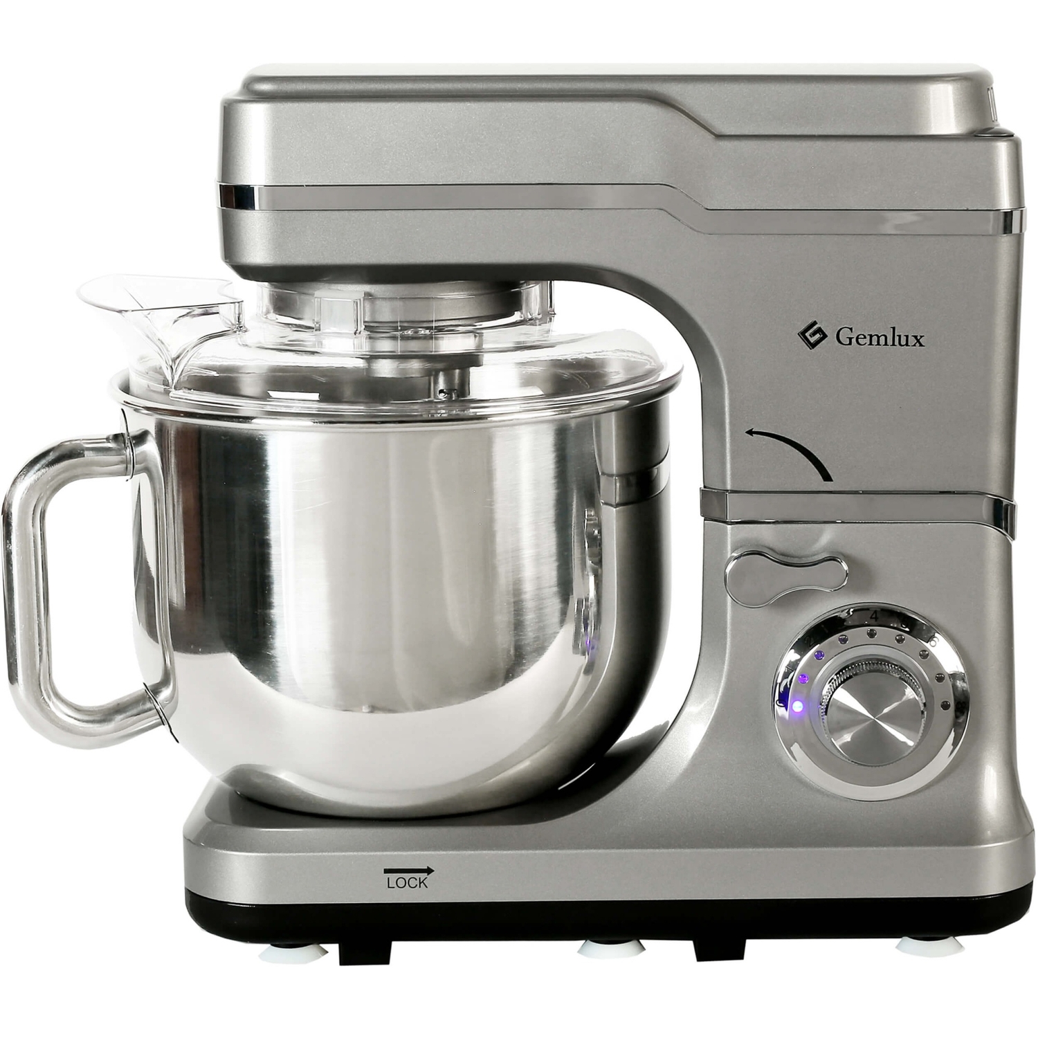 Миксер планетарный Gemlux GL-SM6.8GR, Серый металлик
Миксер планетарный Gemlux GL-SM6.8GR, Серый металлик
