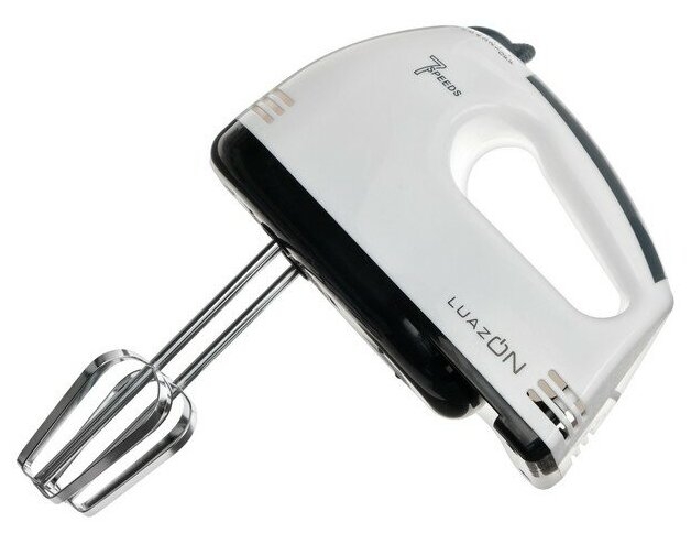 Миксер ручной Luazon LMR-02 (2691402) White/Black
Миксер ручной Luazon LMR-02 (2691402) White/Black