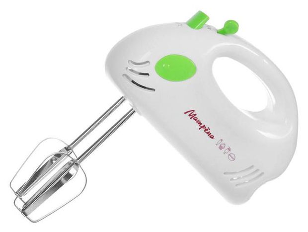 Миксер Матрёна MA-012 погружной, 7 скоростей, 150Вт, зеленый
Миксер Матрёна MA-012 погружной, 7 скоростей, 150Вт, зеленый