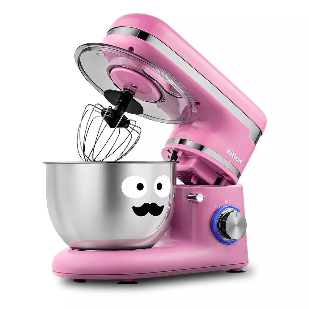 Миксер планетарный Kitfort КТ-3415-1 800Вт лавандовый
Миксер планетарный Kitfort КТ-3415-1 800Вт лавандовый