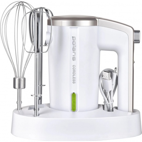 Миксер ручной Polaris PHM 2024 CordLess 200Вт белый
Миксер ручной Polaris PHM 2024 CordLess 200Вт белый