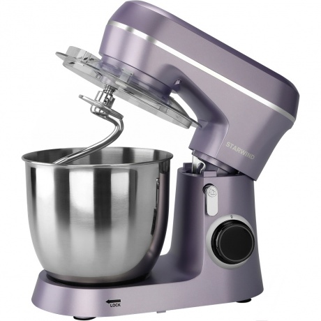 Миксер планетарный Starwind SPM6162 1300Вт лавандовый, Фиолетовый
Миксер планетарный Starwind SPM6162 1300Вт лавандовый, Фиолетовый