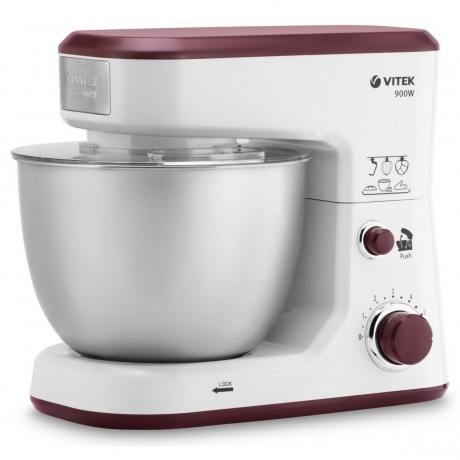 Миксер планетарный Vitek VT-1432 900Вт белый
Миксер планетарный Vitek VT-1432 900Вт белый