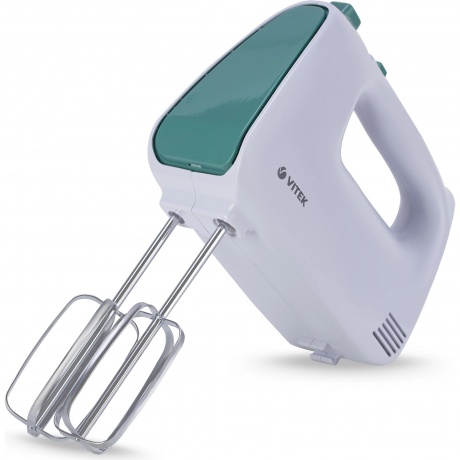 Миксер ручной Vitek VT-1490 600Вт белый/зеленый
Миксер ручной Vitek VT-1490 600Вт белый/зеленый